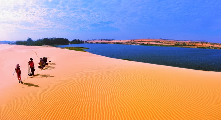 Đồi cát vàng Phan Thiết - Khanhtravel